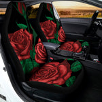 Red Roses Tattoo Print Universal Fit Car Seat Covers