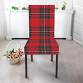 Red Scottish Tartan Pattern Print Dining Chair Slipcover