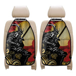 Red Sky And Golden Sun Samurai Print Car Seat Organizers