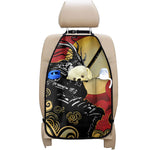 Red Sky And Golden Sun Samurai Print Car Seat Organizers