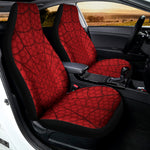 Red Spider Web Print Universal Fit Car Seat Covers
