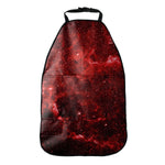 Red Stardust Universe Galaxy Space Print Car Seat Organizers