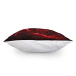 Red Stardust Universe Galaxy Space Print Pillow Cover