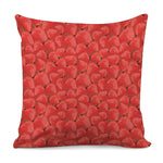 Red Strawberry Pattern Print Pillow Cover