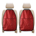 Red Strawberry Print Car Seat Organizers