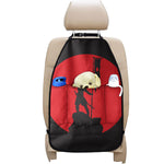 Red Sun Samurai Print Car Seat Organizers