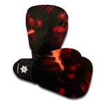 Red Sunset Samurai Print Boxing Gloves