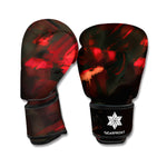 Red Sunset Samurai Print Boxing Gloves