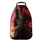 Red Sunset Samurai Print Car Seat Organizers