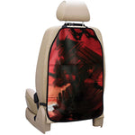 Red Sunset Samurai Print Car Seat Organizers