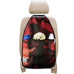 Red Sunset Samurai Print Car Seat Organizers