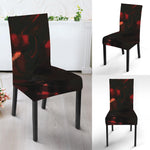 Red Sunset Samurai Print Dining Chair Slipcover