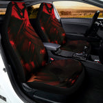 Red Sunset Samurai Print Universal Fit Car Seat Covers