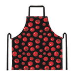 Red Tomato Pattern Print Apron