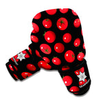 Red Tomato Pattern Print Boxing Gloves