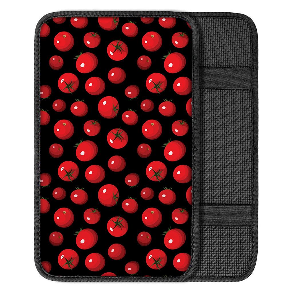 Red Tomato Pattern Print Car Center Console Cover