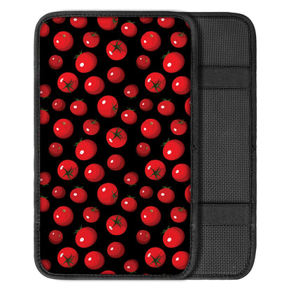 Red Tomato Pattern Print Car Center Console Cover