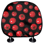 Red Tomato Pattern Print Car Headrest Covers