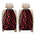 Red Tomato Pattern Print Car Seat Organizers