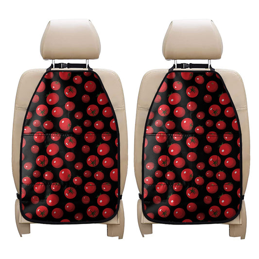 Red Tomato Pattern Print Car Seat Organizers