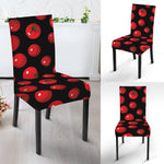 Red Tomato Pattern Print Dining Chair Slipcover