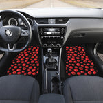 Red Tomato Pattern Print Front Car Floor Mats