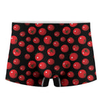 Red Tomato Pattern Print Men's Boxer Briefs