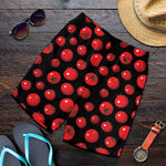 Red Tomato Pattern Print Men's Shorts