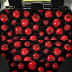 Red Tomato Pattern Print Pet Car Back Seat Cover