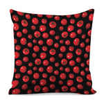 Red Tomato Pattern Print Pillow Cover