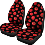 Red Tomato Pattern Print Universal Fit Car Seat Covers