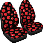 Red Tomato Pattern Print Universal Fit Car Seat Covers