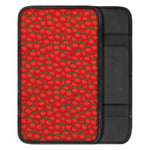 Red Tomatoes Pattern Print Car Center Console Cover