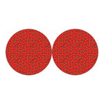 Red Tomatoes Pattern Print Car Coasters