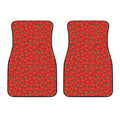 Red Tomatoes Pattern Print Front Car Floor Mats