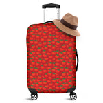 Red Tomatoes Pattern Print Luggage Cover