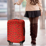 Red Tomatoes Pattern Print Luggage Cover