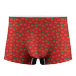 Red Tomatoes Pattern Print Men's Boxer Briefs