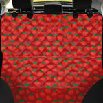 Red Tomatoes Pattern Print Pet Car Back Seat Cover