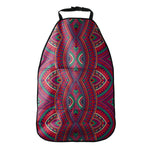 Red Tribal Ethnic Mandala Print Car Seat Organizers