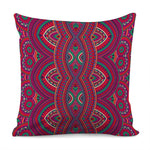Red Tribal Ethnic Mandala Print Pillow Cover