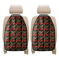 Red Watercolor Tulip Pattern Print Car Seat Organizers