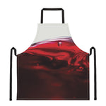 Red Wine Print Apron