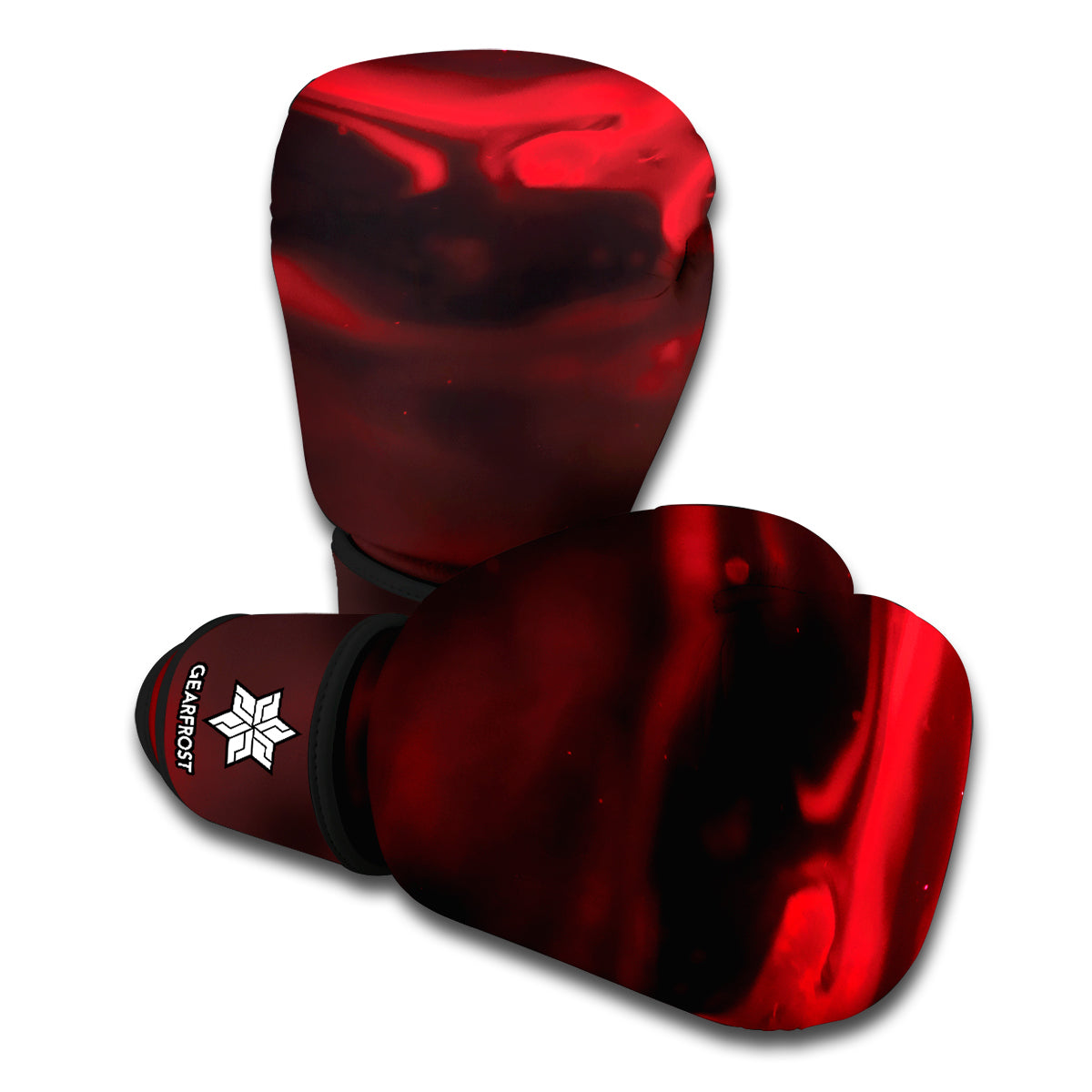 Red Wine Print Boxing Gloves