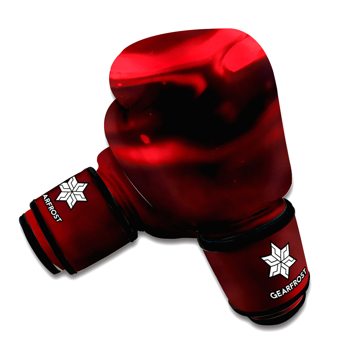 Red Wine Print Boxing Gloves