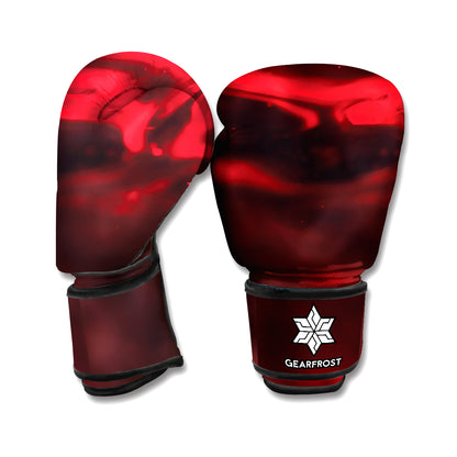 Red Wine Print Boxing Gloves