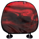 Red Wine Print Car Headrest Covers