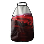 Red Wine Print Car Seat Organizers