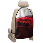 Red Wine Print Car Seat Organizers