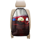 Red Wine Print Car Seat Organizers